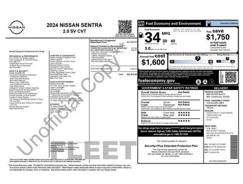 2024 Nissan Sentra SV