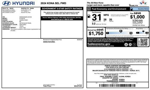 2024 Hyundai KONA SEL