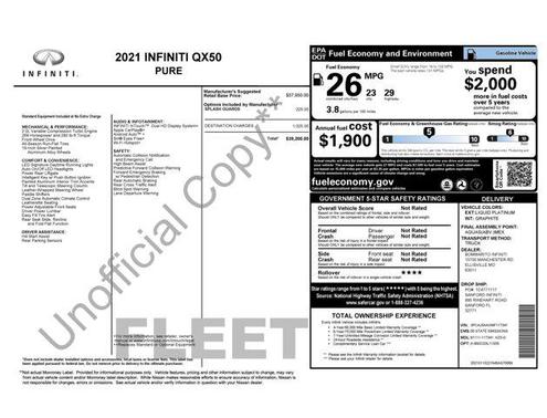 2021 INFINITI QX50 PURE