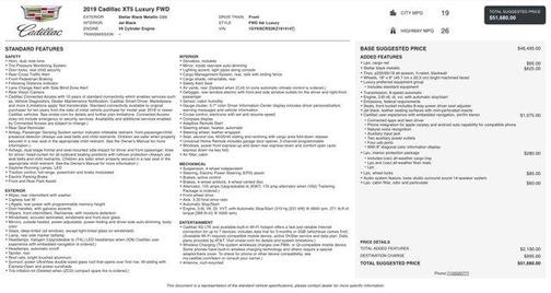 2019 Cadillac XT5 Luxury