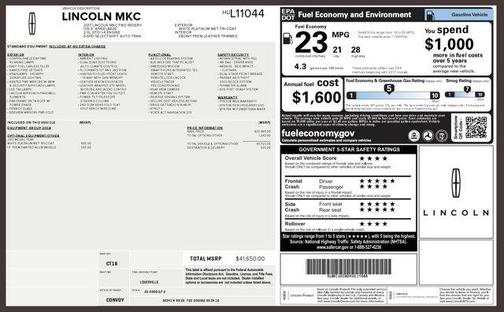 2017 Lincoln MKC Reserve