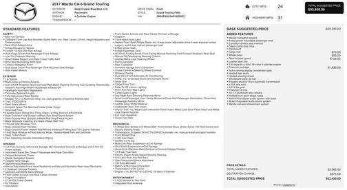 2017 Mazda CX-5 Grand Touring