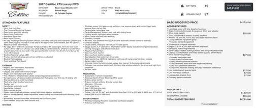 2017 Cadillac XT5 Luxury