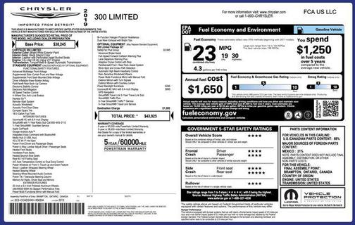 2019 Chrysler 300 Limited