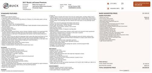 2017 Buick LaCrosse Premium