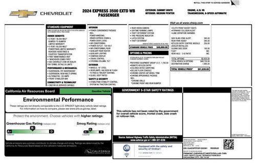 2024 Chevrolet Express 3500 RWD 3500 Extended Wheelbase LT