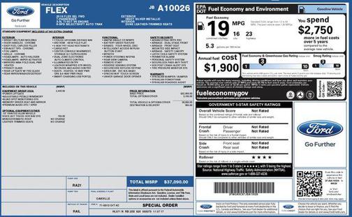 Ingot Silver Metallic 2018 Ford Flex SEL