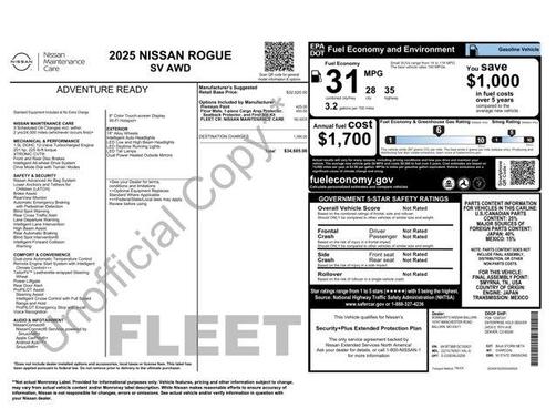 2025 Nissan Rogue SV