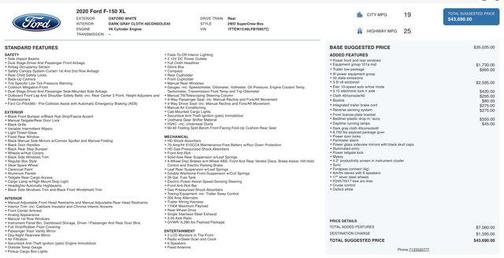 2020 Ford F-150 XL