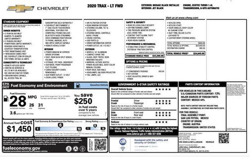 2020 Chevrolet Trax LT