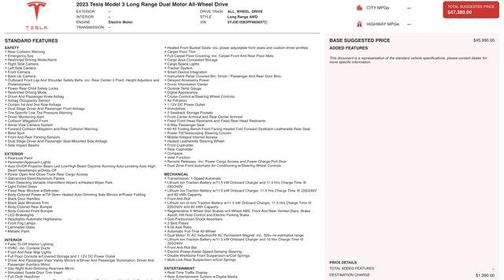 2023 Tesla Model 3 Long Range