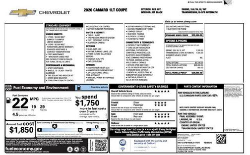 2020 Chevrolet Camaro 1LT