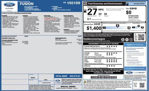 2019 Ford Fusion SEL