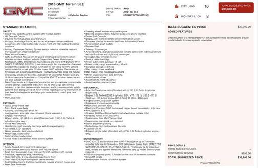 2018 GMC Terrain SLE