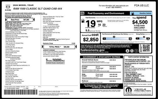 2024 RAM 1500 Classic SLT