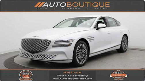 Uyuni White 2023 Genesis Electrified G80 Sedan