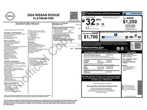 2024 Nissan Rogue Platinum