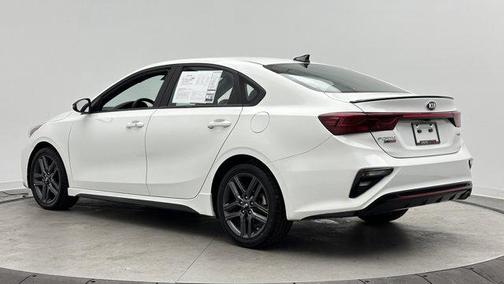 Clear White 2021 Kia Forte GT-Line