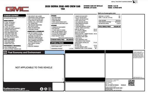 2020 GMC Sierra 3500 Base