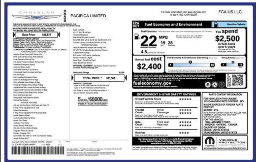 2025 Chrysler Pacifica Limited