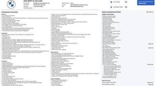 2020 BMW X2 sDrive28i
