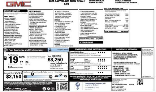 2020 GMC Canyon Denali