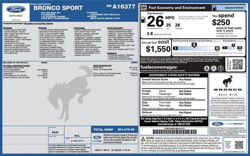 2021 Ford Bronco Sport Big Bend