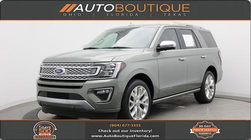 Silver Spruce Metallic 2019 Ford Expedition Platinum