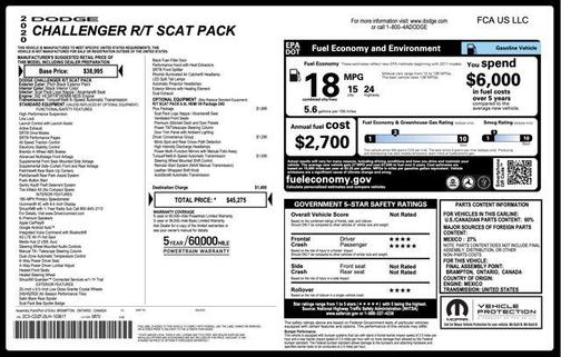 2020 Dodge Challenger R/T Scat Pack