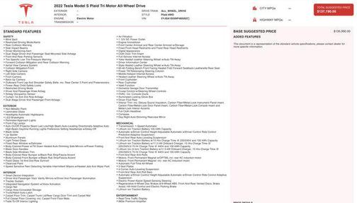 2022 Tesla Model S Plaid