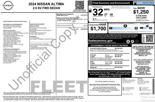 2024 Nissan Altima 2.5 SV