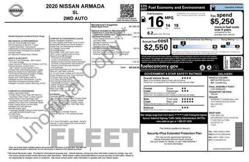 2020 Nissan Armada SL 2WD