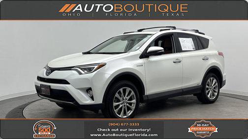 Blizzard Pearl 2018 Toyota RAV4 Hybrid Limited