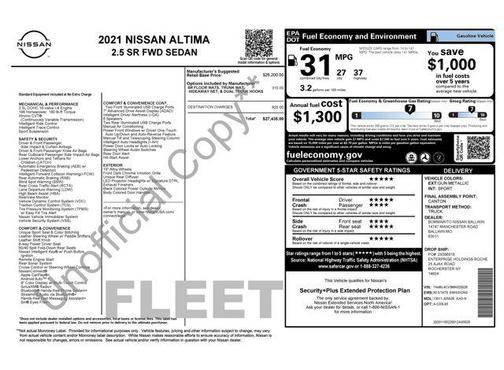 2021 Nissan Altima SR FWD