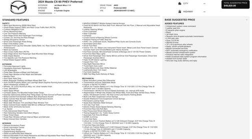 2024 Mazda CX-90 PHEV Preferred