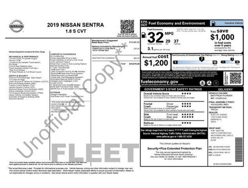2019 Nissan Sentra S