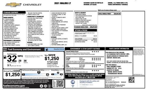 2021 Chevrolet Malibu FWD LT