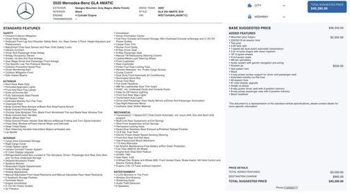 2020 Mercedes-Benz GLA 250 4MATIC