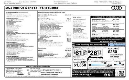 2022 Audi Q5 55 S line Premium Plus