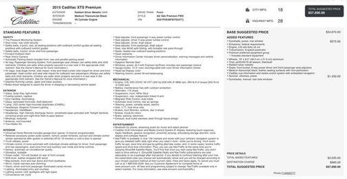 2015 Cadillac XTS Premium