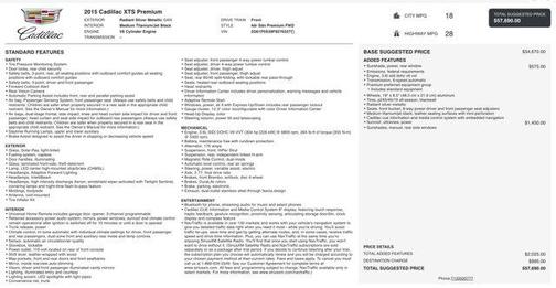 2015 Cadillac XTS Premium