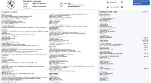 2020 BMW X6 sDrive40i