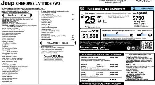 2019 Jeep Cherokee Latitude