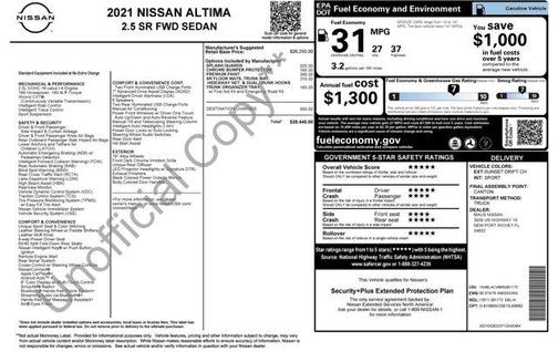 2021 Nissan Altima SR FWD