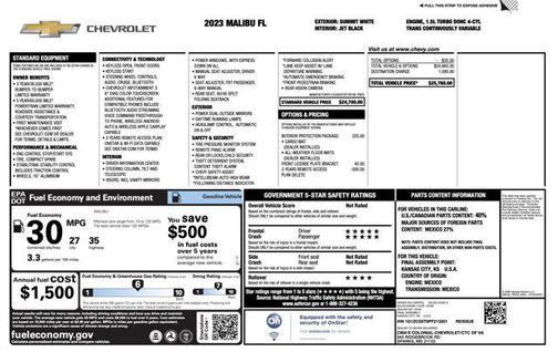2023 Chevrolet Malibu 1LS