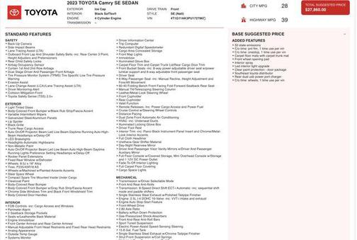 2023 Toyota Camry SE