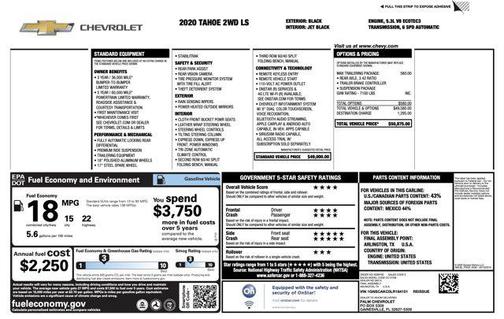 2020 Chevrolet Tahoe LS