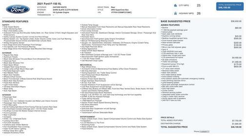 2021 Ford F-150 XL