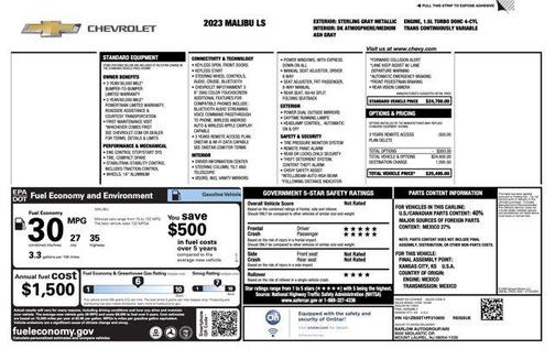2023 Chevrolet Malibu 1LS