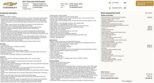 2017 Chevrolet Volt Premier